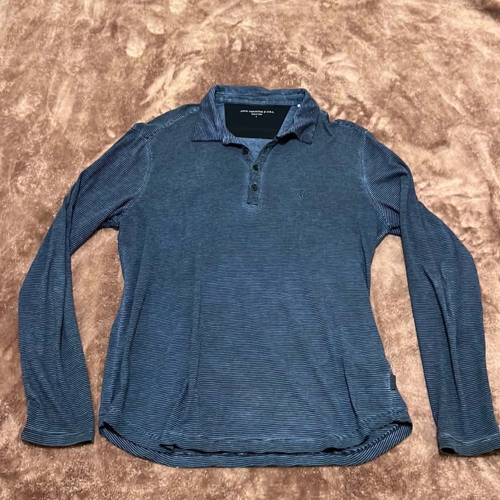 FINAL OFFER John Varvatos Polo Long Sleeve Shirt